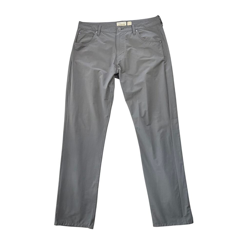 Patagonia Men's 34x32 Gray Slim Lightweight Casual Gorpcore Golf Workwear Pants